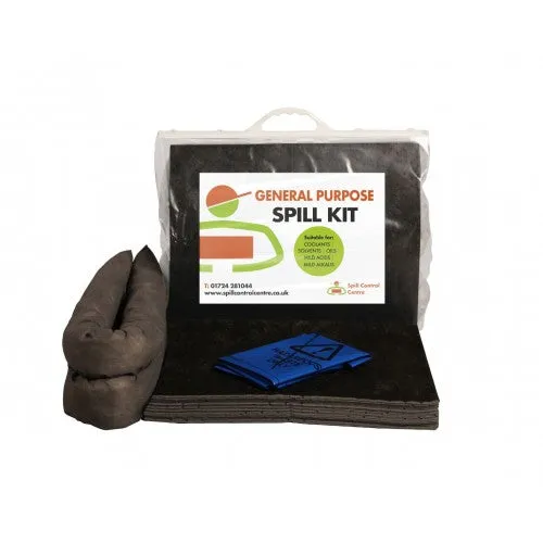 20 litre General Purpose Spill Kit - Clip Top Bag