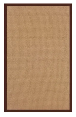 Benzara 12 x 2.5 Feet Hand Finish Wool Rug with Action Backing, Brown