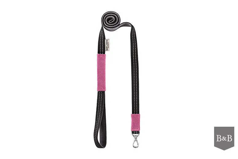 Bowl and Bone Candy Pink Dog Harness And Lead Set