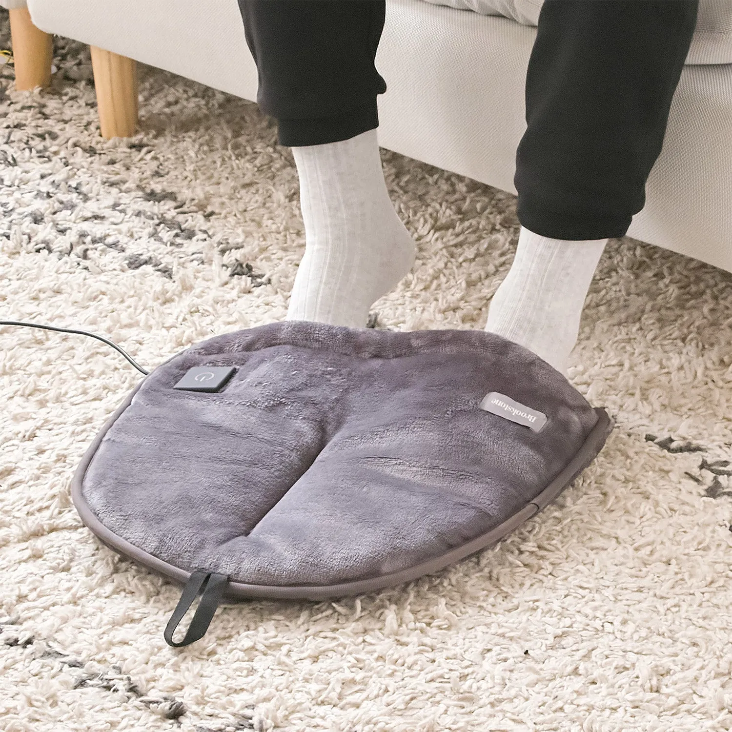 Brookstone Heated Luxe Foot Warmer