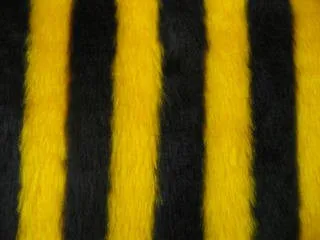 Bumble Bee stripey faux fur seatbelt pads 1 pair