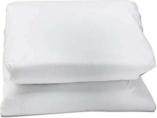 CAN Waterproof Quilted Mattress Protector (TC144 Poly Cotton Fabric, White)