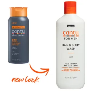 Cantu For Men Hair & Body Wash 400ml