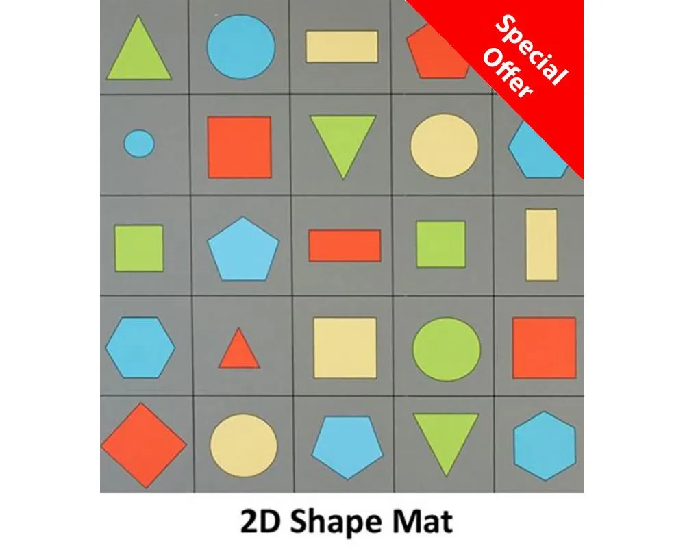 Coding Robot: Floor Mats 2D Shapes