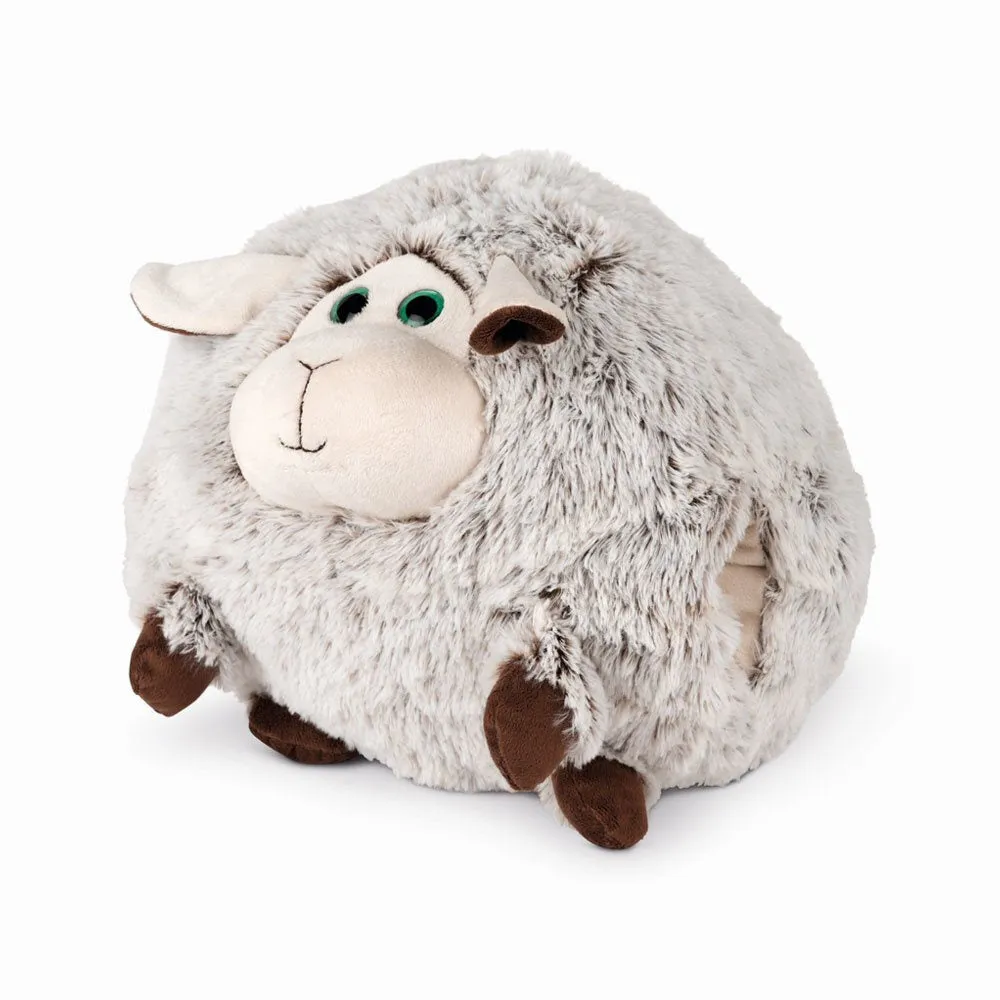 Cozy Noxxiez 35cm Grey Sheep Cuddly Handwarmer Pillow