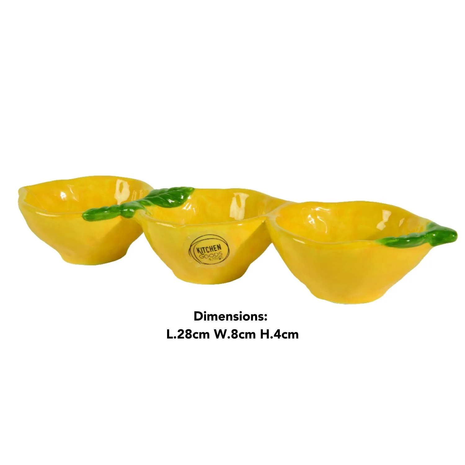 Decoris 28cm Lemon Tapas Dish