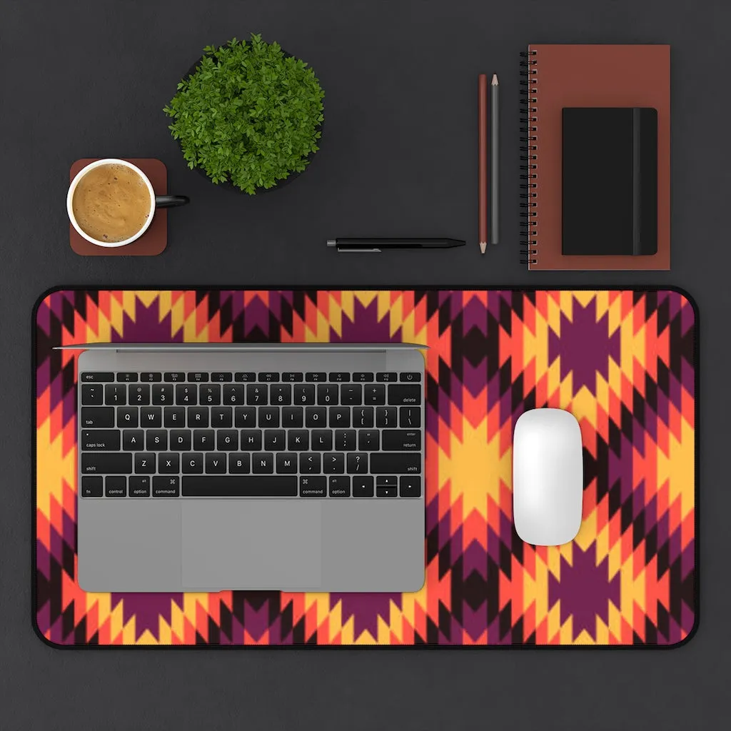 Desk Mat Boho Southwestern Sedona Sunset Mat for Desk Large Mouse Pad Desk Accessories Large Desk Mat Pad, 3 Sizes