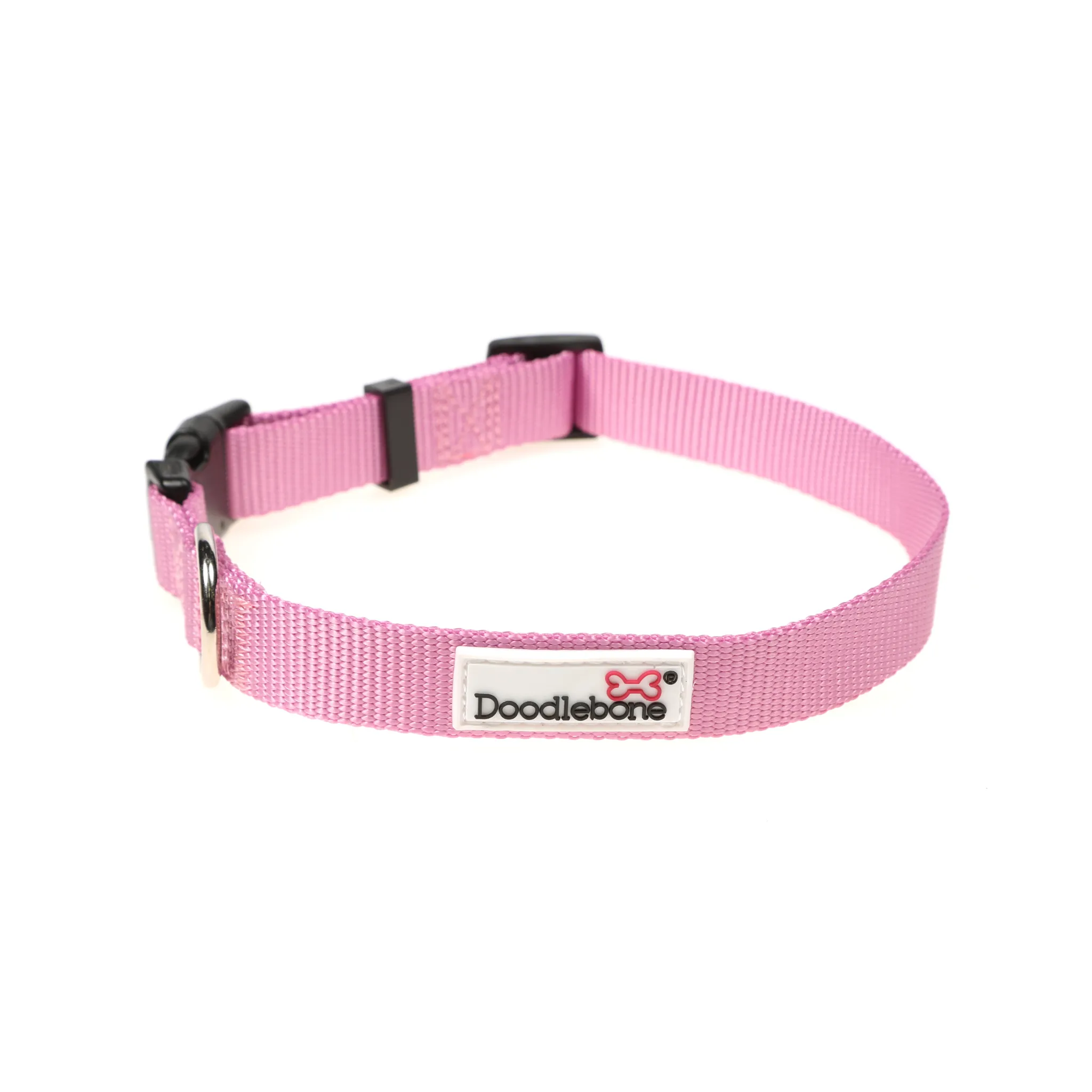 Doodlebone Originals Airmesh Bundle Set Dog Lead, Collar & Harness Blush Light Pink