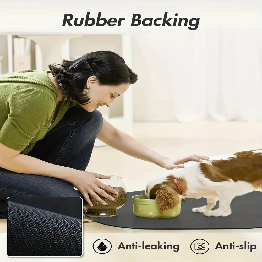 Durable Non-Slip Pet Mat for Dogs and Cats