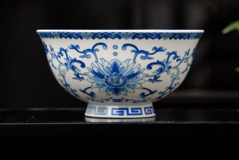 Enameled High-Foot Noodle Bowl