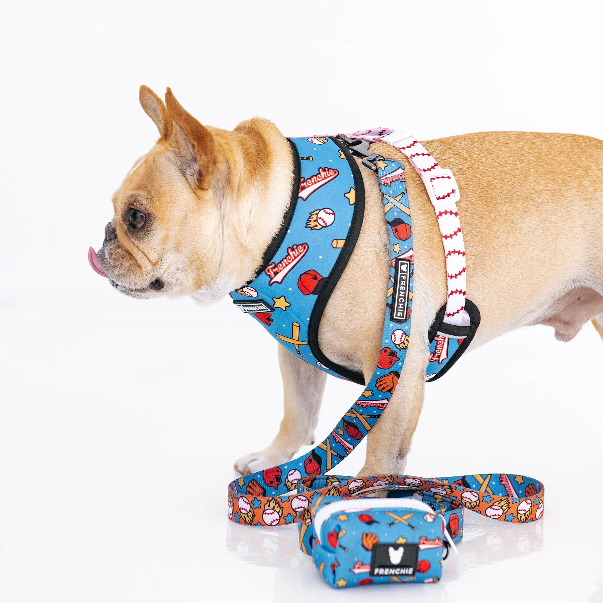 Frenchie Duo Reversible Harness - Batter Up