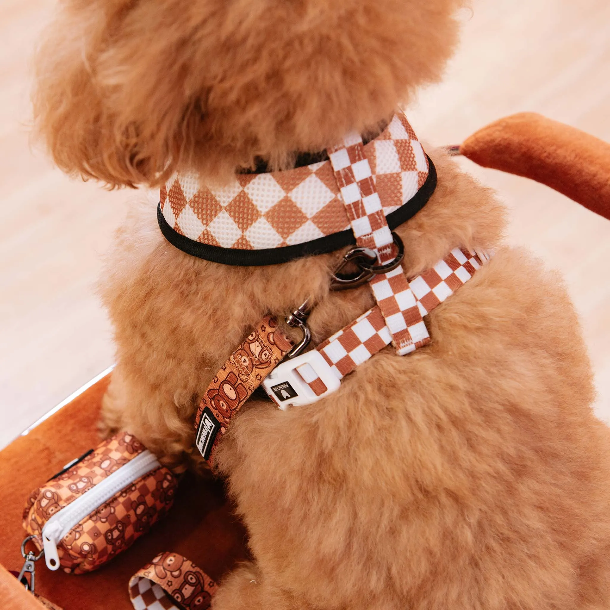 Frenchie Duo Reversible Harness - Teddy Bear