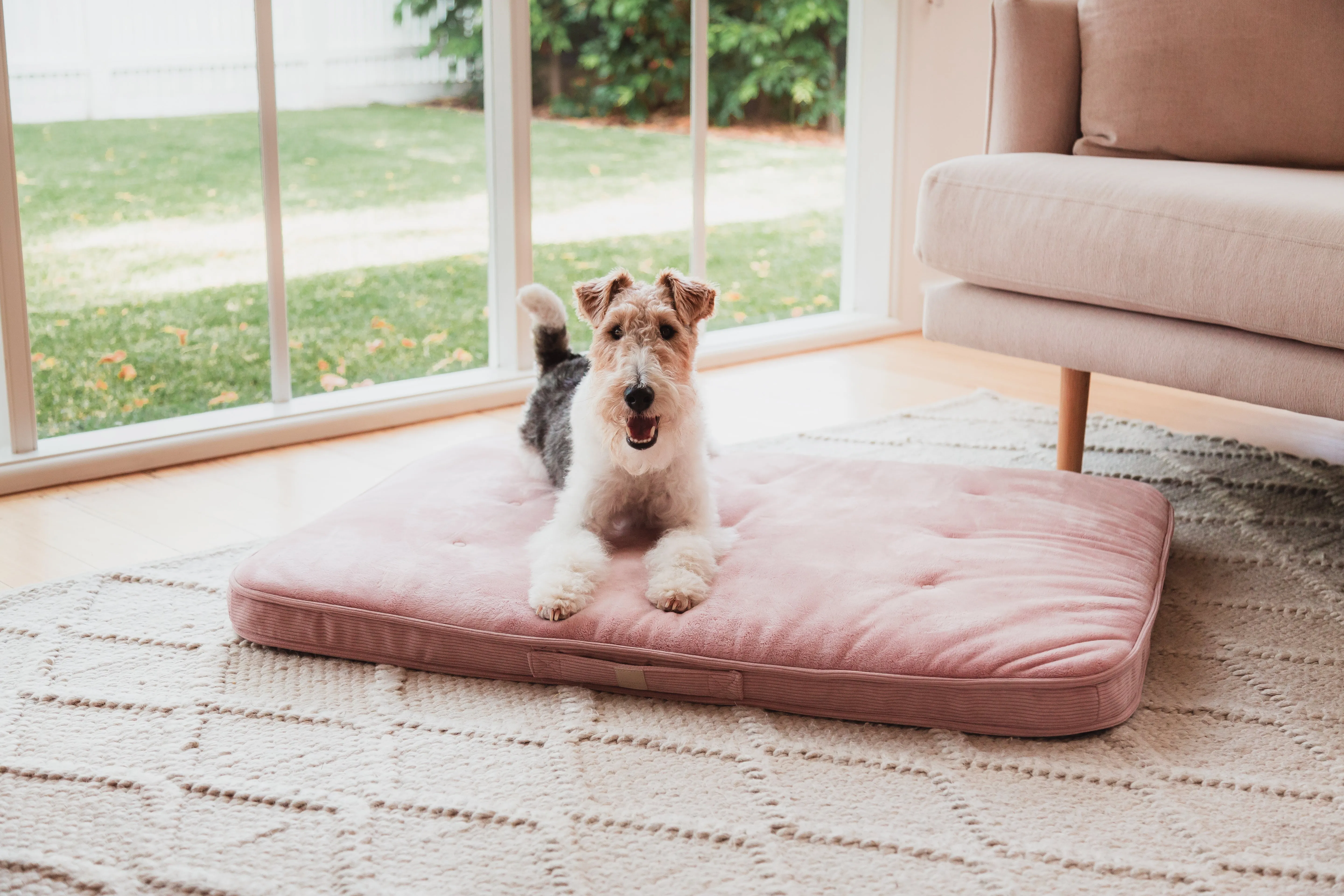 FuzzYard LIFE Lounge Pet Mat (Soft Blush)