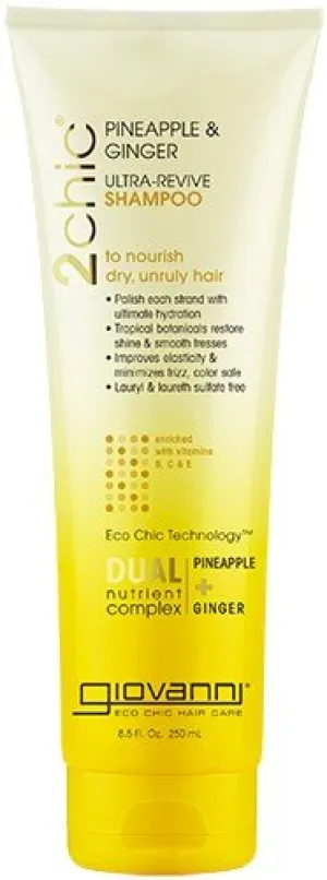 Giovanni 2chic Ultra-Revive Shampoo with Pineapple & Ginger 8.5 oz Liquid