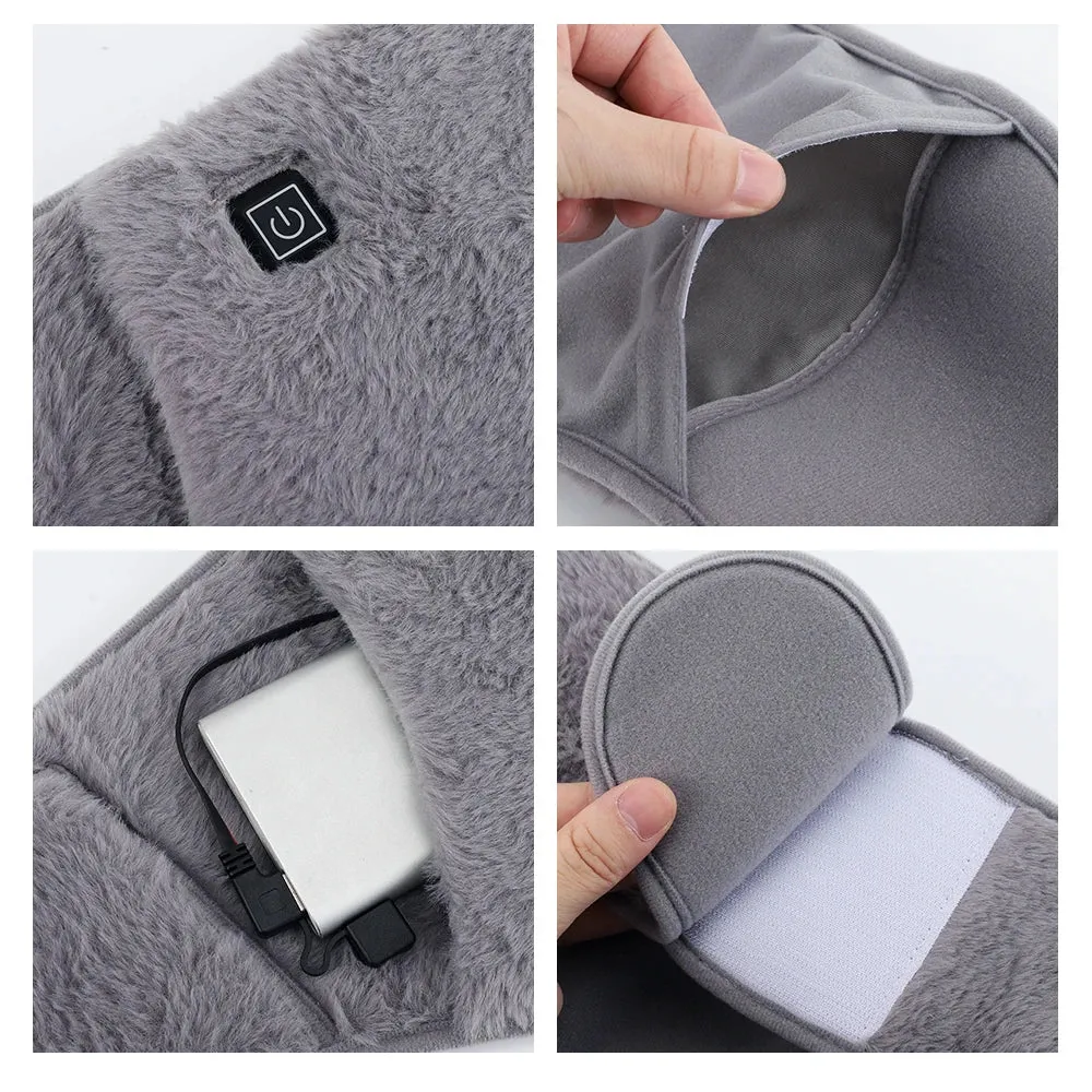 Graphene Electric Heated Waist Warmer - USB Charging Hand Warmer for Cold-Proof Uterus Protection