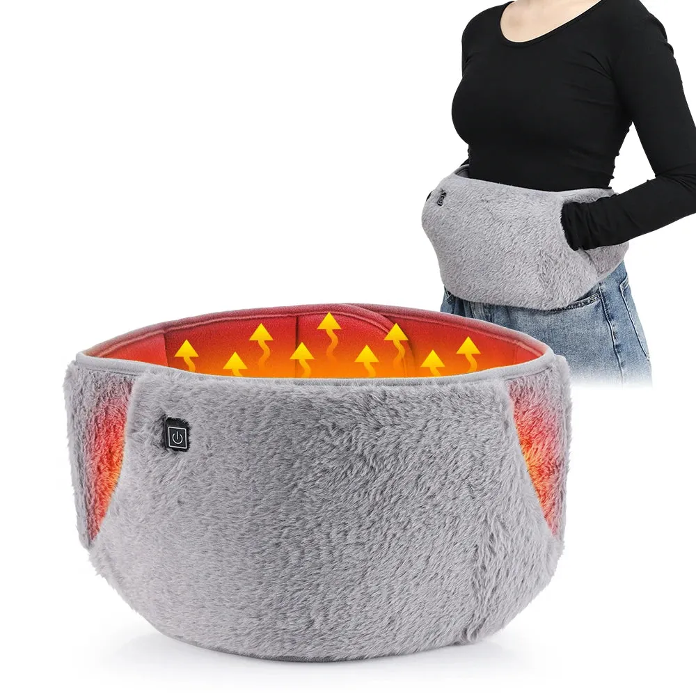 Graphene Electric Heated Waist Warmer - USB Charging Hand Warmer for Cold-Proof Uterus Protection