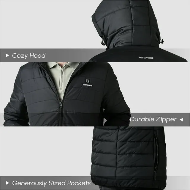 Heated Jacket for Women Men with Battery Pack