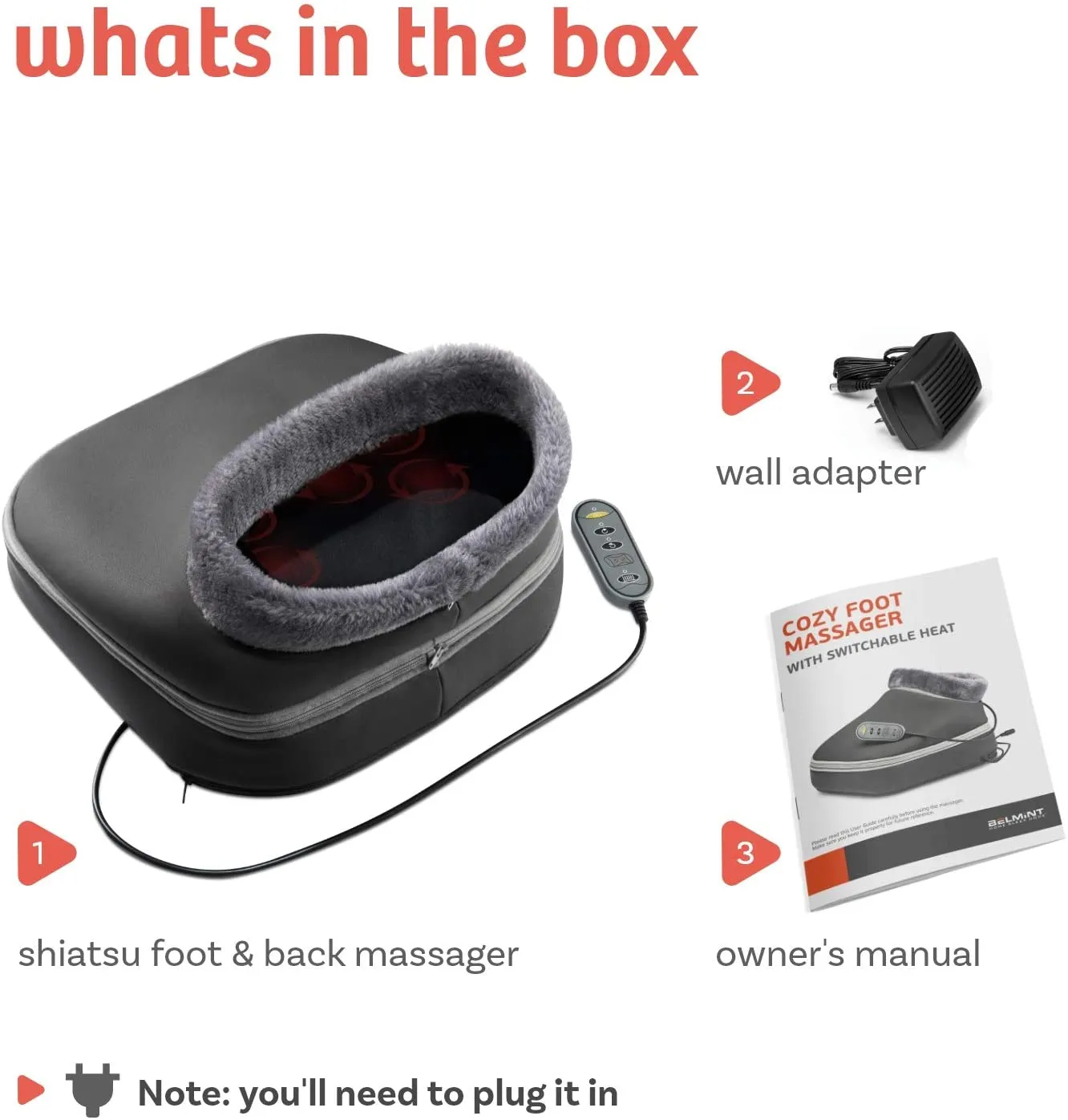 Heated Shiatsu Foot Massager