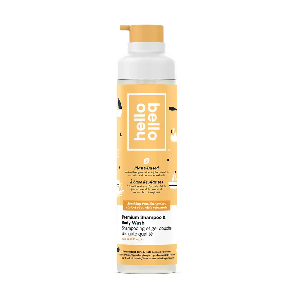 Hello Bello Shampoo/Wash Vanilla Apricot 296ML