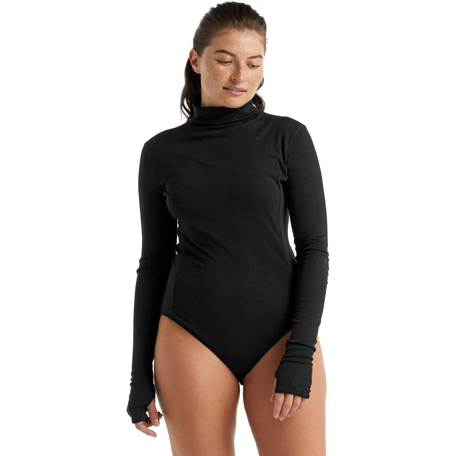 Icebreaker Merino Women Queens Ls High Neck Bodysuit