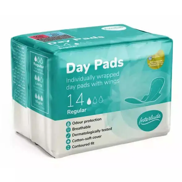 Interlude Day Pads Regular, 14 Pack