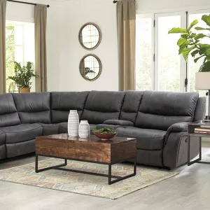 JEROMINUS Sectional, Dark Gray