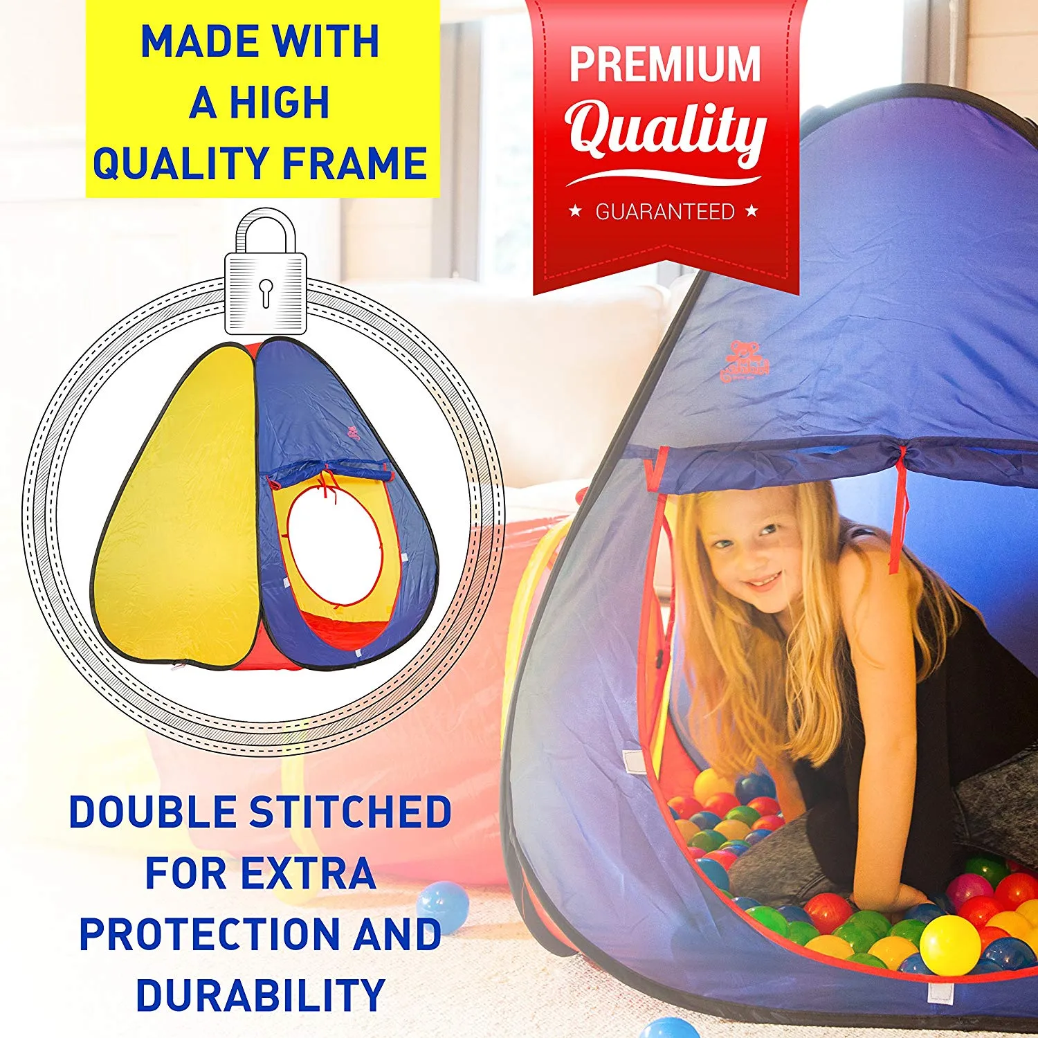 Kids Crawl Tunnel Play Tent