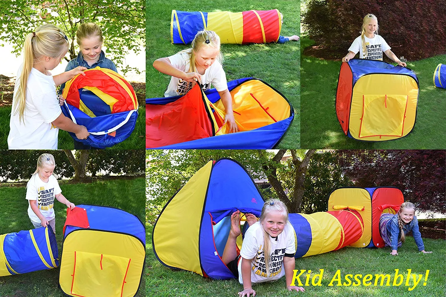 Kids Crawl Tunnel Play Tent