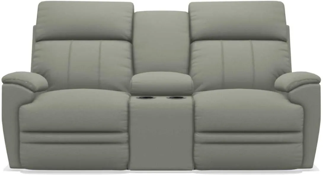 La-Z-Boy Talladega Platinum La-Z-Time Full Reclining Loveseat With Console