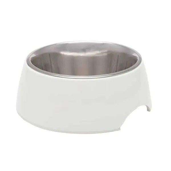 Loving Pets Retro Bowl Ice White Pet Dishes