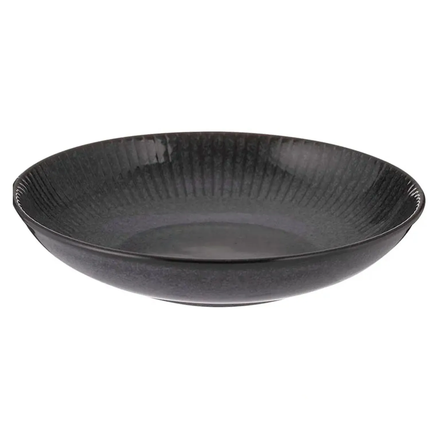 Mason Cash 23cm Black Reactive Linear Pasta Bowl