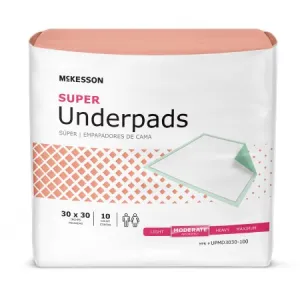 McKesson Disposable Underpad 30" X 30"