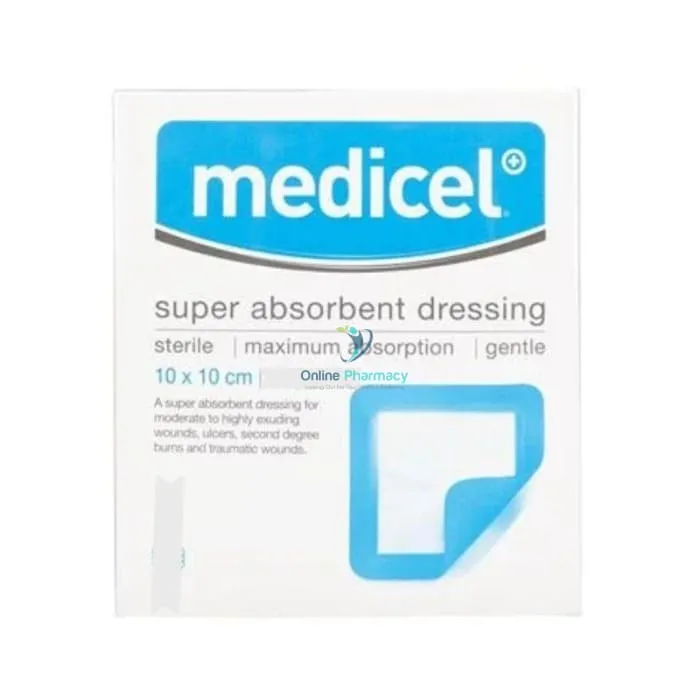 Medicel Super Absorbent Pad 15cm x 20cm - 10 Pack