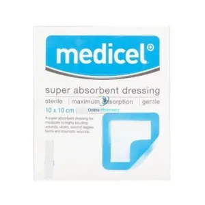 Medicel Super Absorbent Pad 15cm x 20cm - 10 Pack