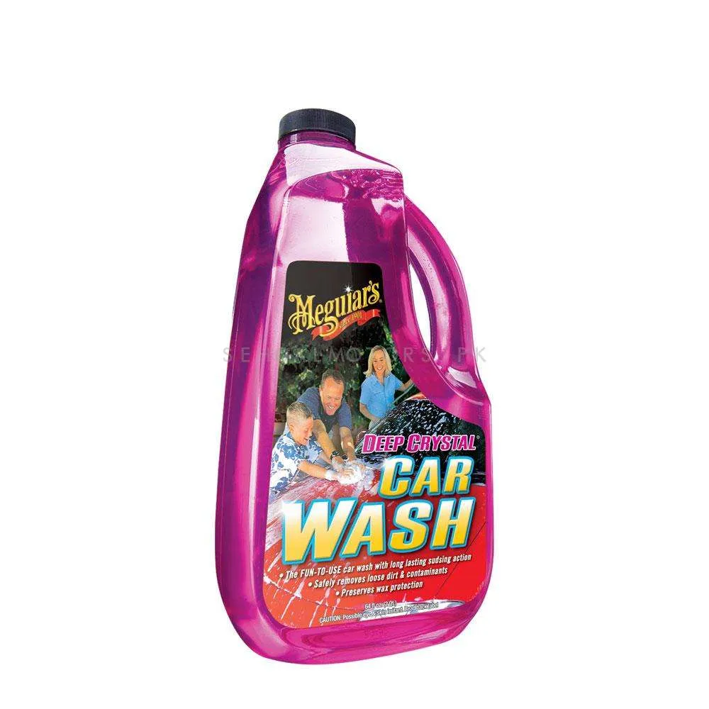 Meguiars Deep Crystal Car Wash (G10464) - 64 oz - Car Shampoo Cleaning Agent