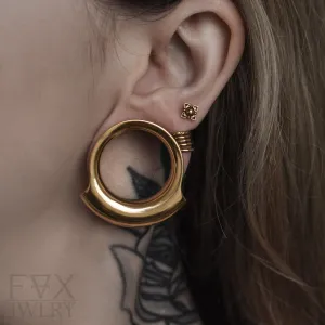 Minimalistic Lobe Tunnels - Gold