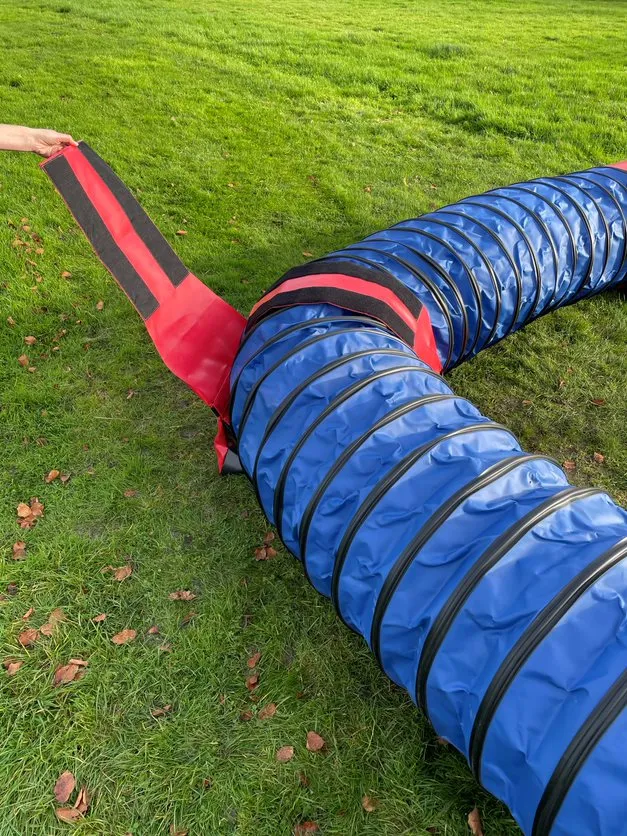 New Dog Agility Tunnel Corner Sandbag Adjustable 60cm - 80cm Diameter Tunnels For Indoor And Outdoor UV PVC In Various Colours