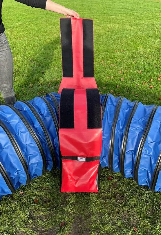 New Dog Agility Tunnel Corner Sandbag Adjustable 60cm - 80cm Diameter Tunnels For Indoor And Outdoor UV PVC In Various Colours