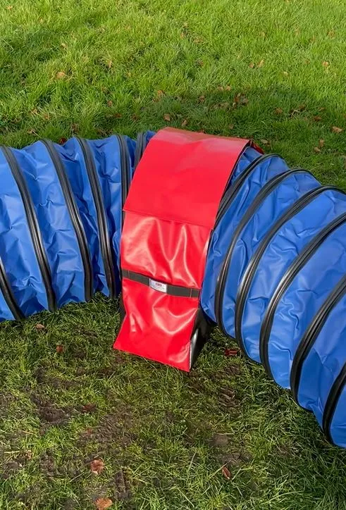 New Dog Agility Tunnel Corner Sandbag Adjustable 60cm - 80cm Diameter Tunnels For Indoor And Outdoor UV PVC In Various Colours