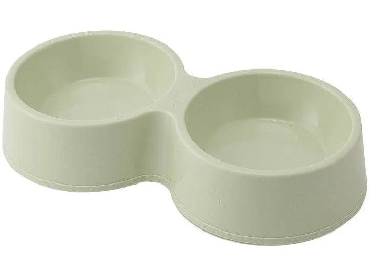 Plastic Double Round Bowl 28*14.5*5.5Cm