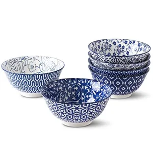 Porcelain Bowls Set - Set of 6, ceramic bowls Gift Pack