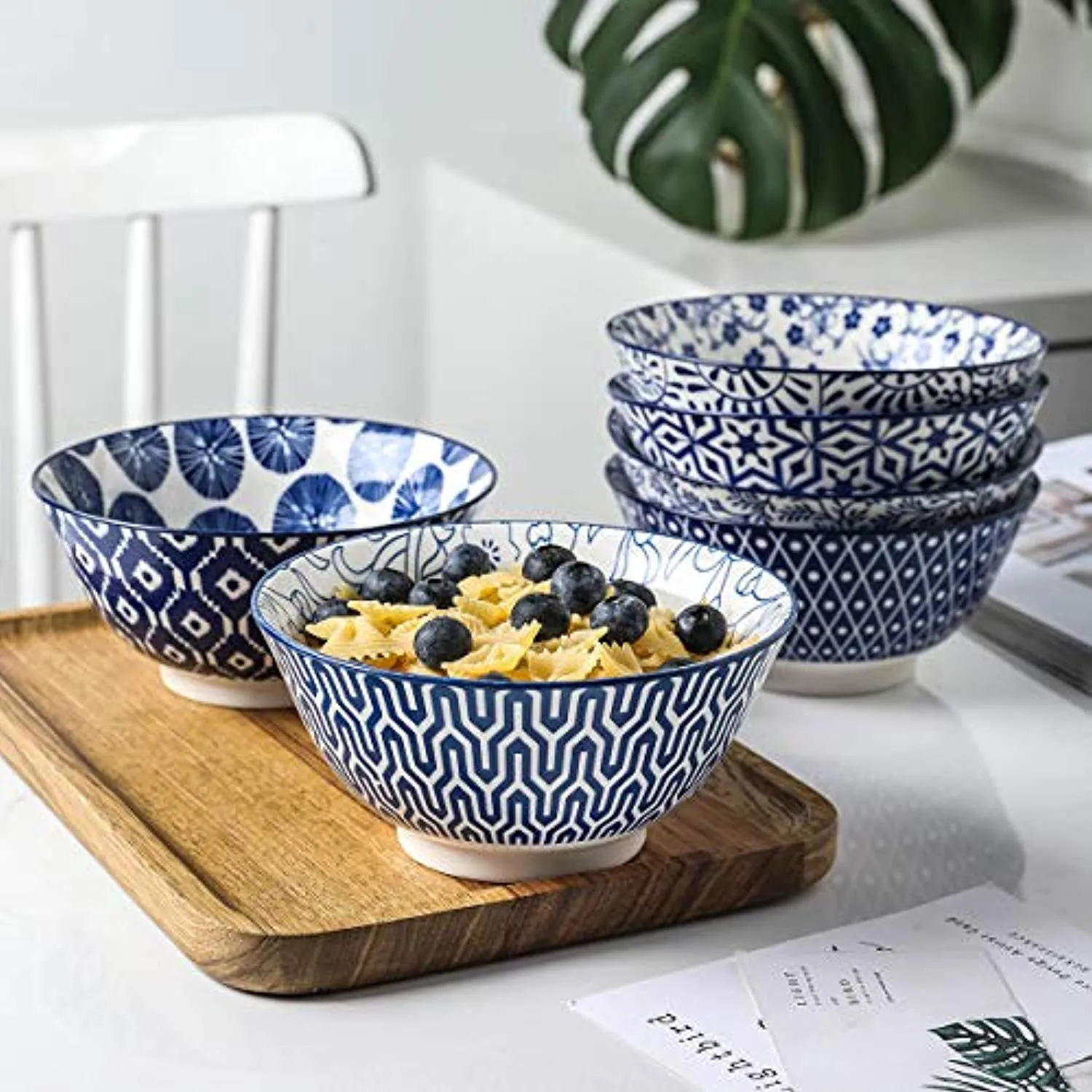 Porcelain Bowls Set - Set of 6, ceramic bowls Gift Pack