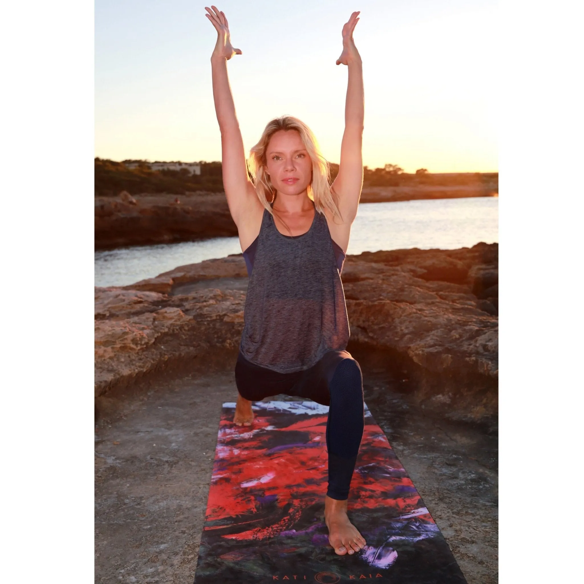 Prometheus Red Gallery Yoga Mat