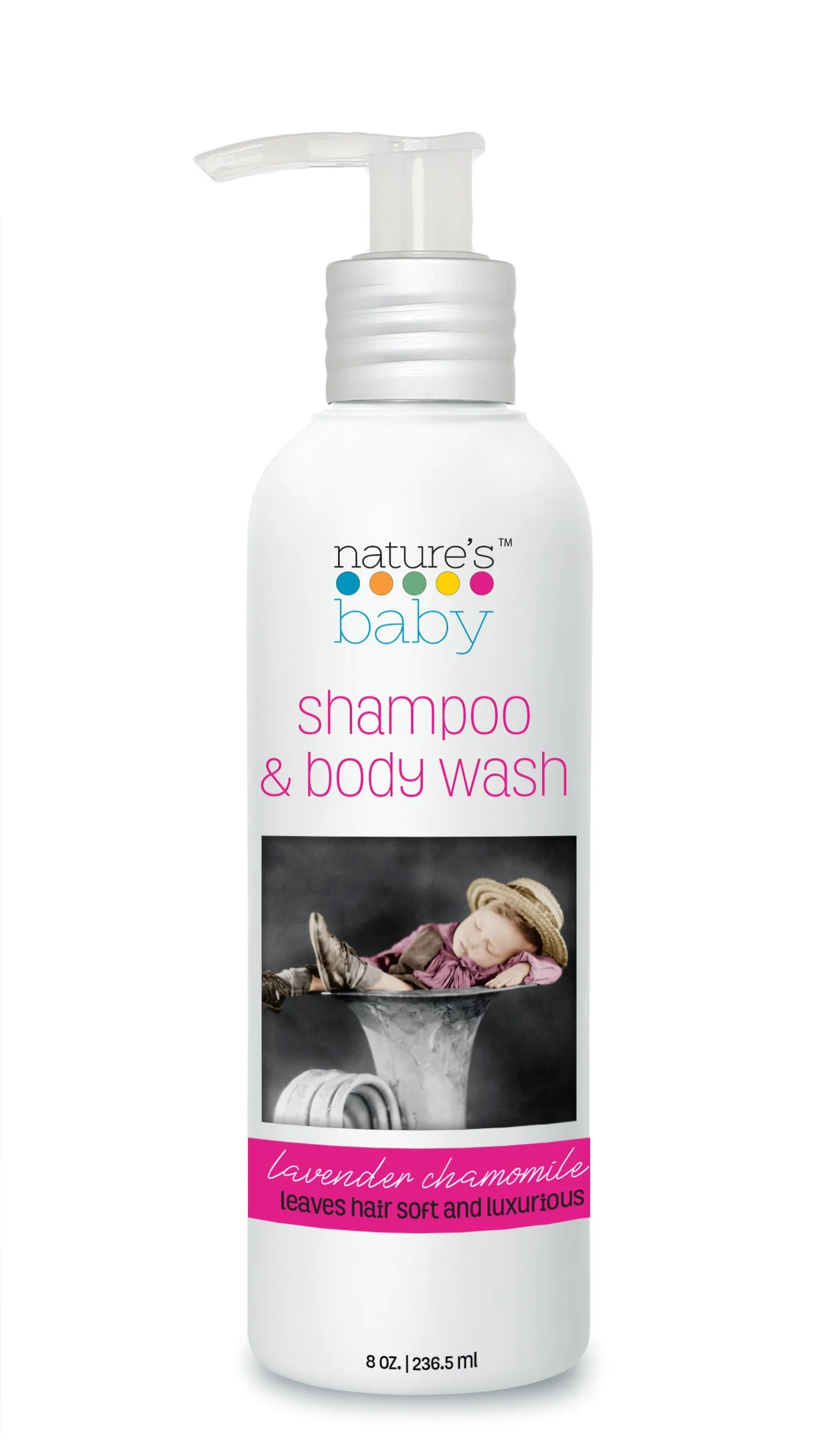 Shampoo & Body Wash Lavender Chamomile 8 oz