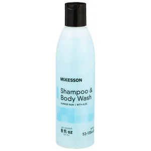 Shampoo and Body Wash with Summer Rain Scent, Flip-Top Cap 8 oz