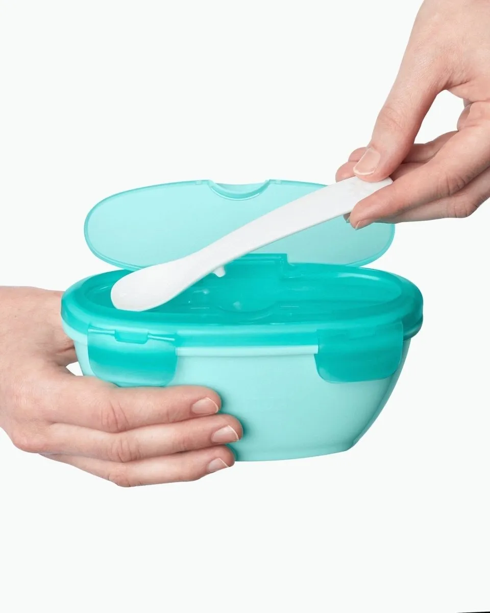 Skip Hop Easy-Serve Travel Bowl- Spoon