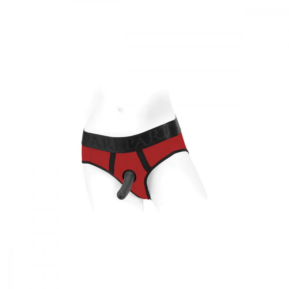 SpareParts Tomboi Harness Red-Blk Nylon - Large