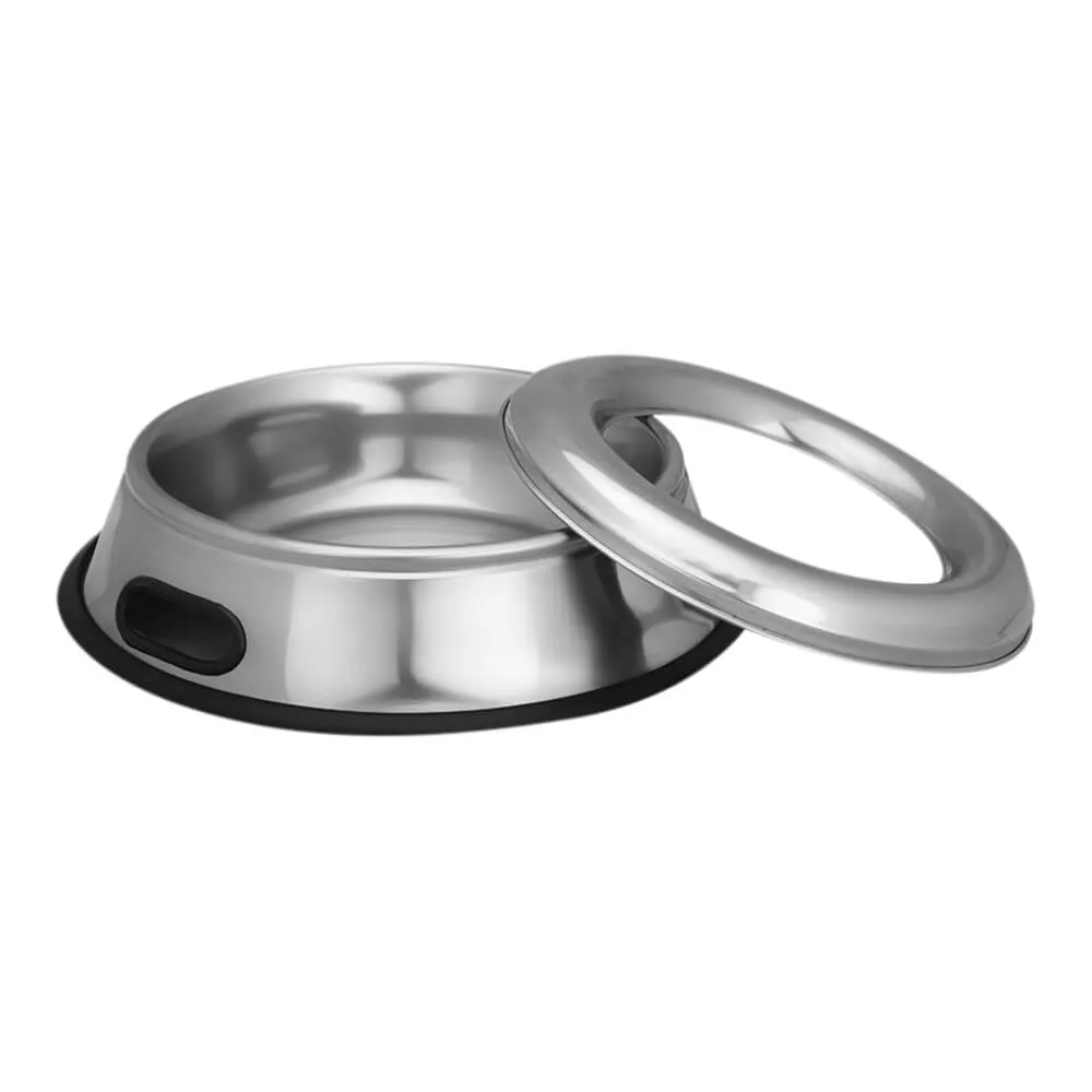 Stainless Steel Bowl, Non-Tip Splash Free