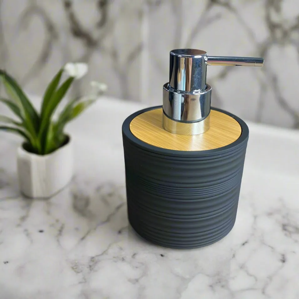 Stylish Matte Finish Round Shape Soap Dispensers (1PC) By-APT