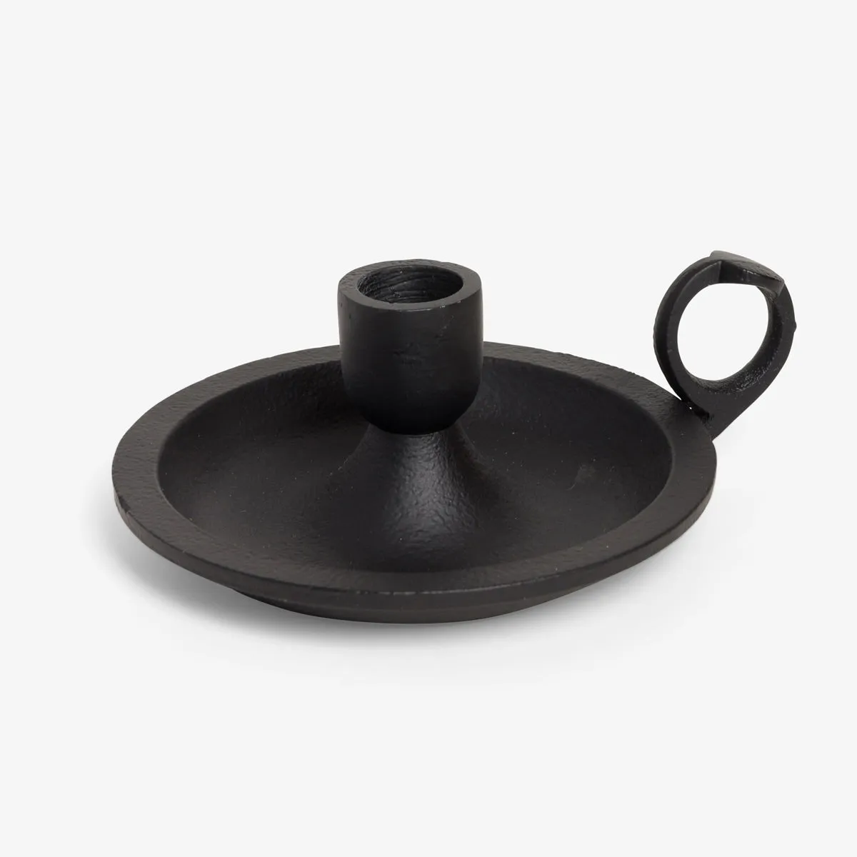 Taper Chamberstick Candle Holder (Black)